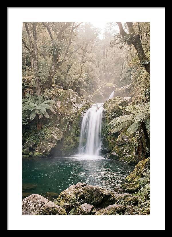 Tropical Waterfall Serenity
