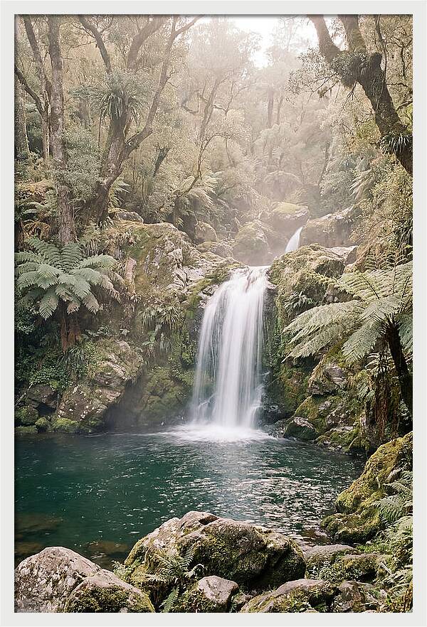 Tropical Waterfall Serenity