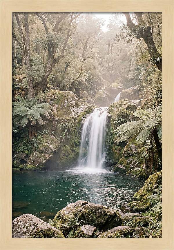 Tropical Waterfall Serenity