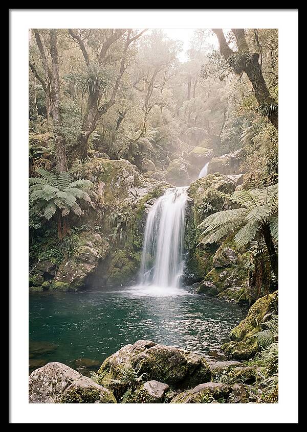 Tropical Waterfall Serenity