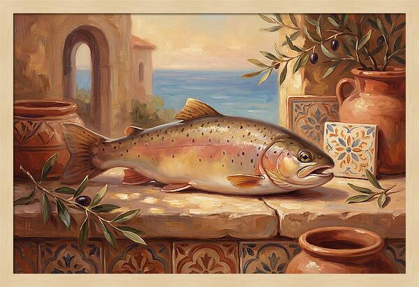 Trout By The Mediterranean Sea