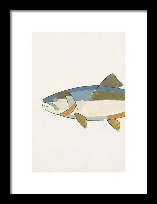Trout In Minimalist Style