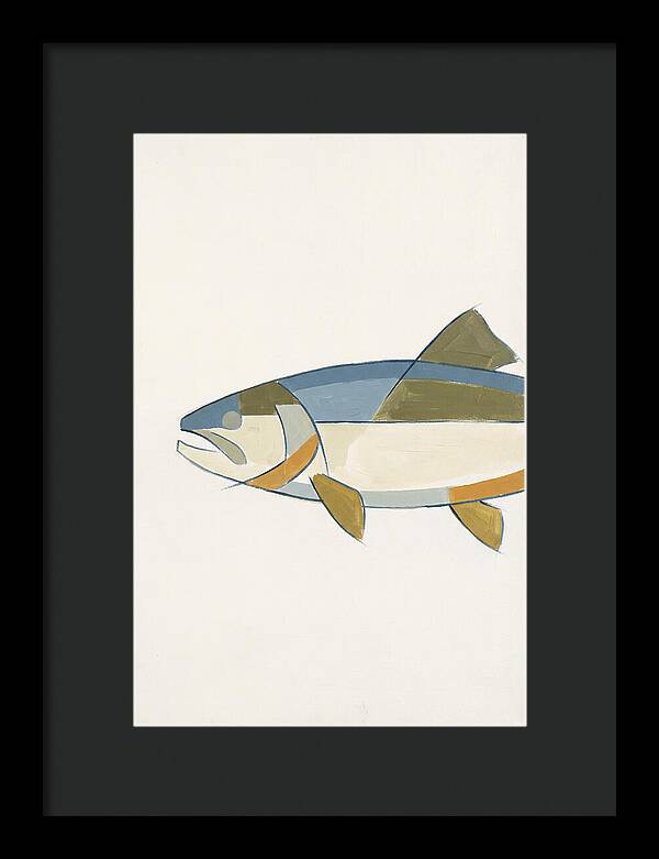 Trout In Minimalist Style