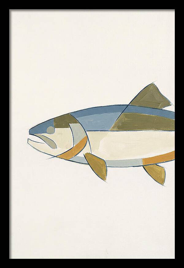 Trout In Minimalist Style