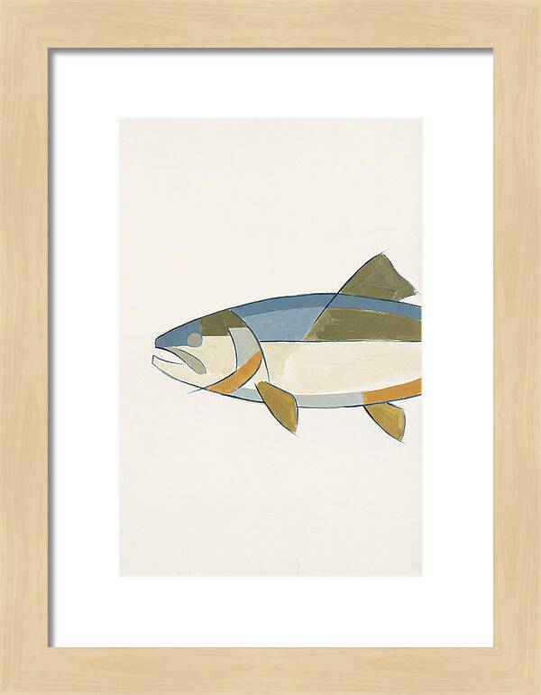Trout In Minimalist Style