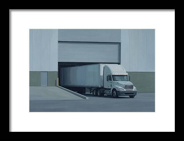 Truck Loading At Warehouse
