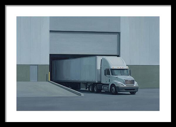 Truck Loading At Warehouse