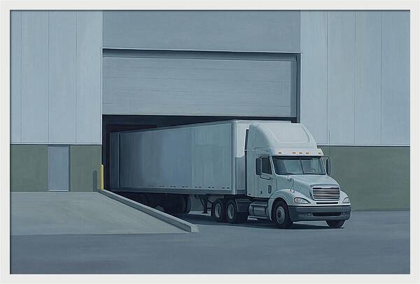 Truck Loading At Warehouse