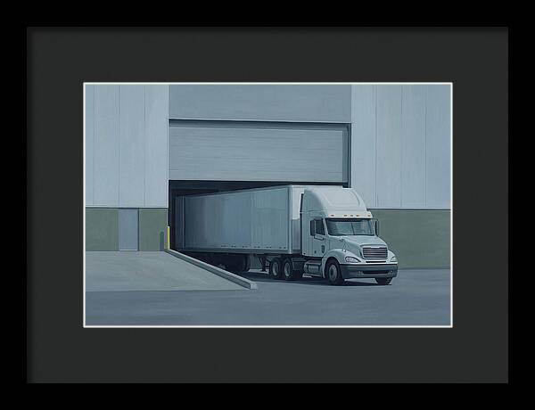 Truck Loading At Warehouse
