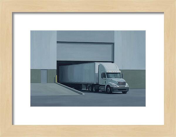 Truck Loading At Warehouse