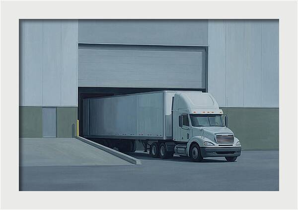 Truck Loading At Warehouse