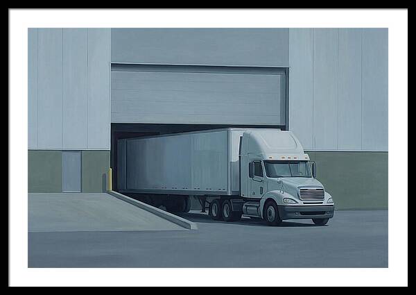 Truck Loading At Warehouse