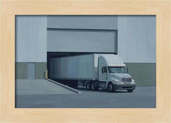 Truck Loading At Warehouse