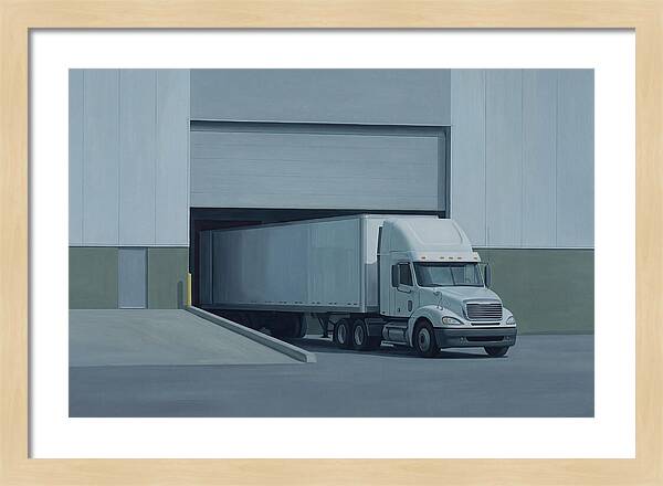 Truck Loading At Warehouse