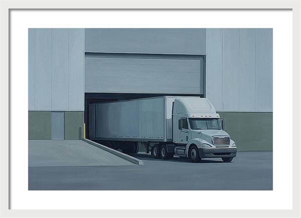 Truck Loading At Warehouse