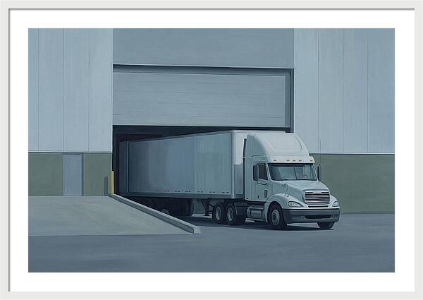 Truck Loading At Warehouse