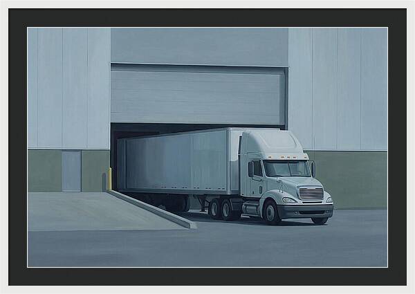 Truck Loading At Warehouse