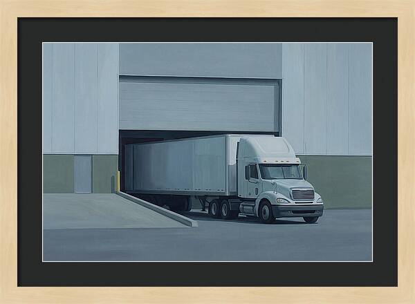 Truck Loading At Warehouse