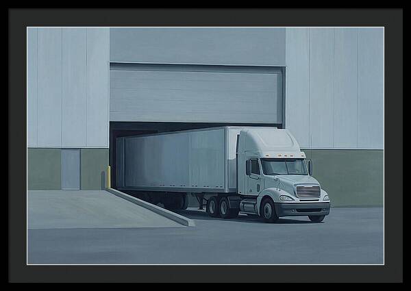 Truck Loading At Warehouse