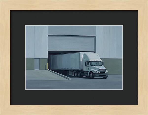 Truck Loading At Warehouse