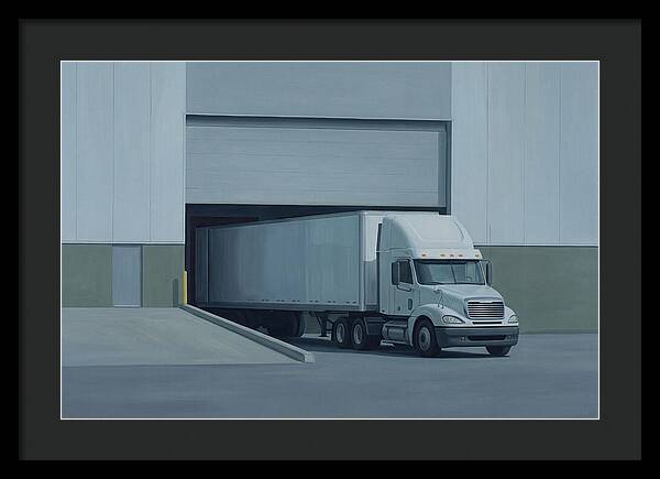 Truck Loading At Warehouse