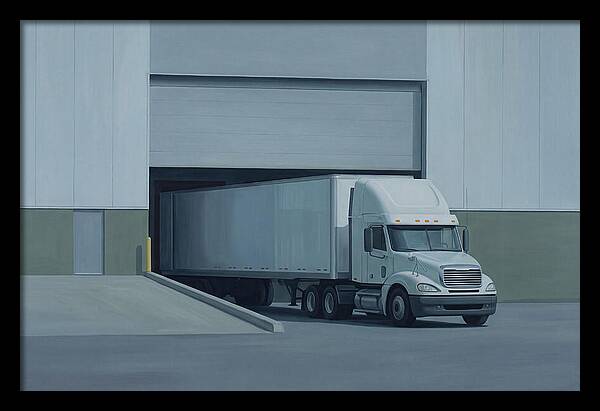 Truck Loading At Warehouse
