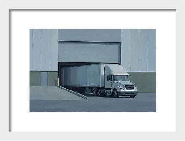 Truck Loading At Warehouse