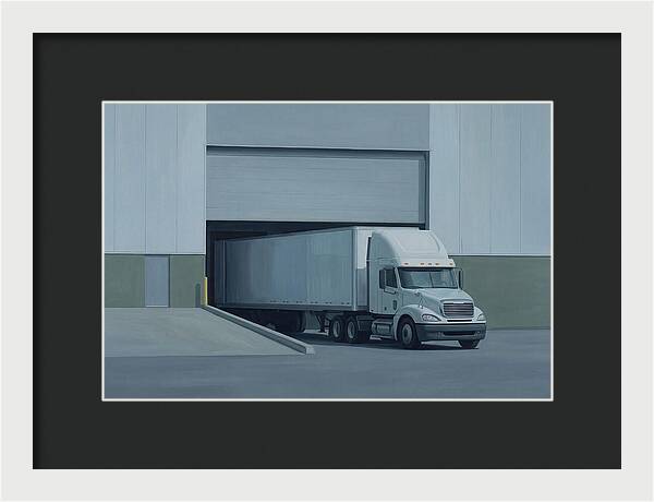Truck Loading At Warehouse