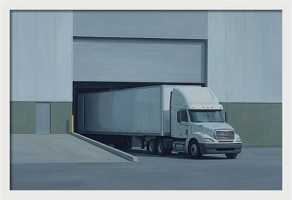 Truck Loading At Warehouse