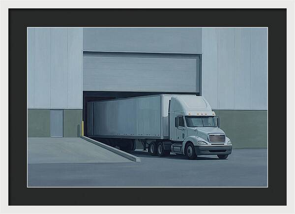 Truck Loading At Warehouse
