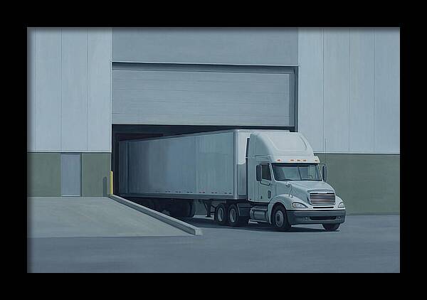 Truck Loading At Warehouse
