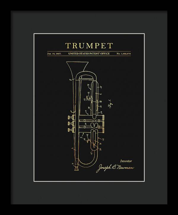 Trumpet Gold Patent Us1662076a