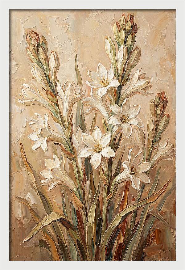 Tuberose Blossoms In Bloom
