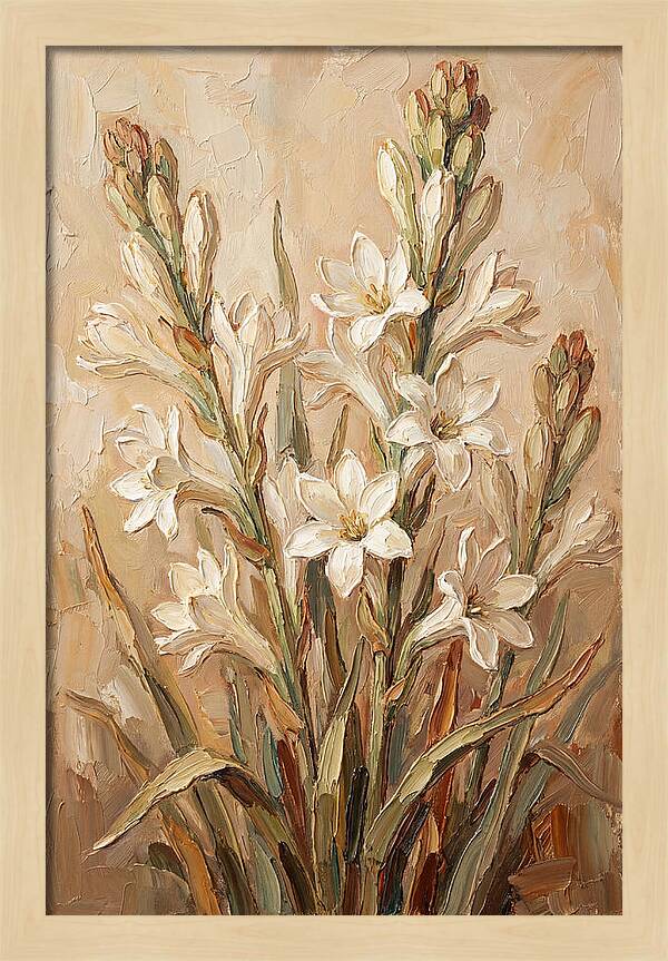 Tuberose Blossoms In Bloom