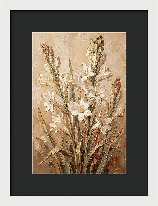 Tuberose Blossoms In Bloom