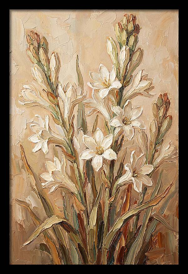 Tuberose Blossoms In Bloom