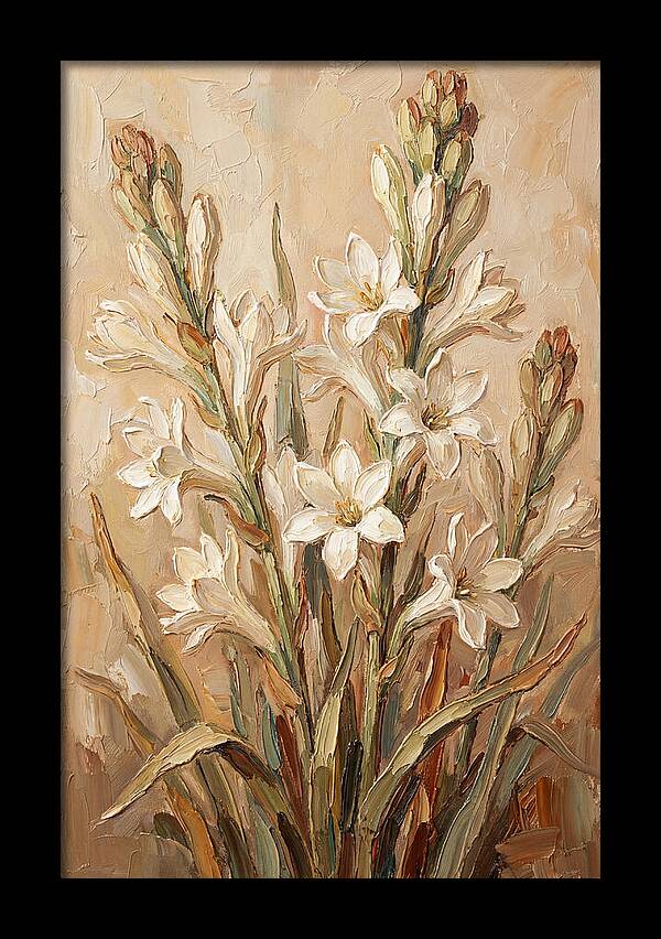 Tuberose Blossoms In Bloom