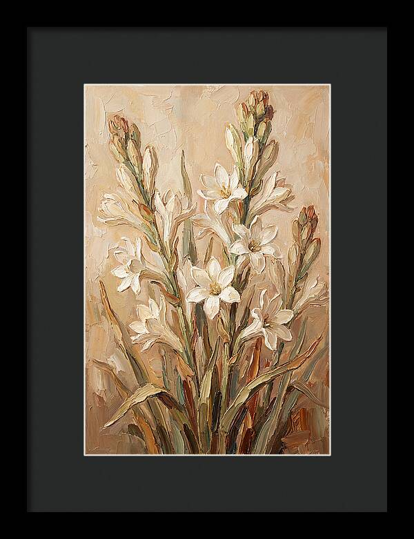 Tuberose Blossoms In Bloom