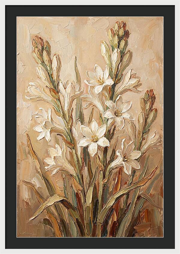 Tuberose Blossoms In Bloom