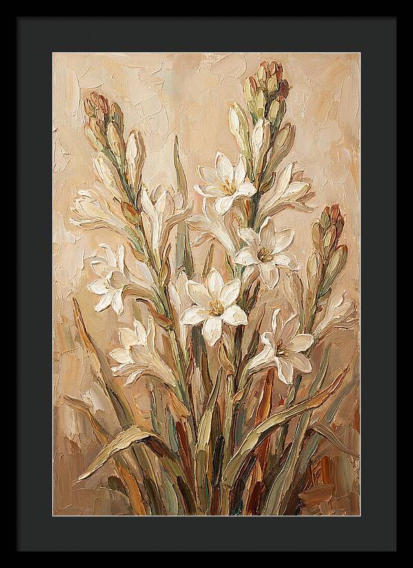 Tuberose Blossoms In Bloom