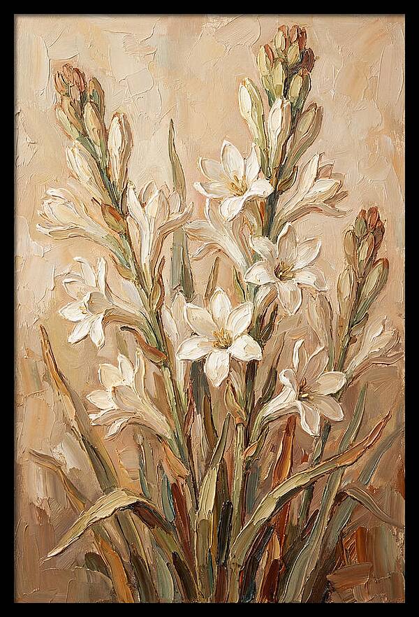 Tuberose Blossoms In Bloom