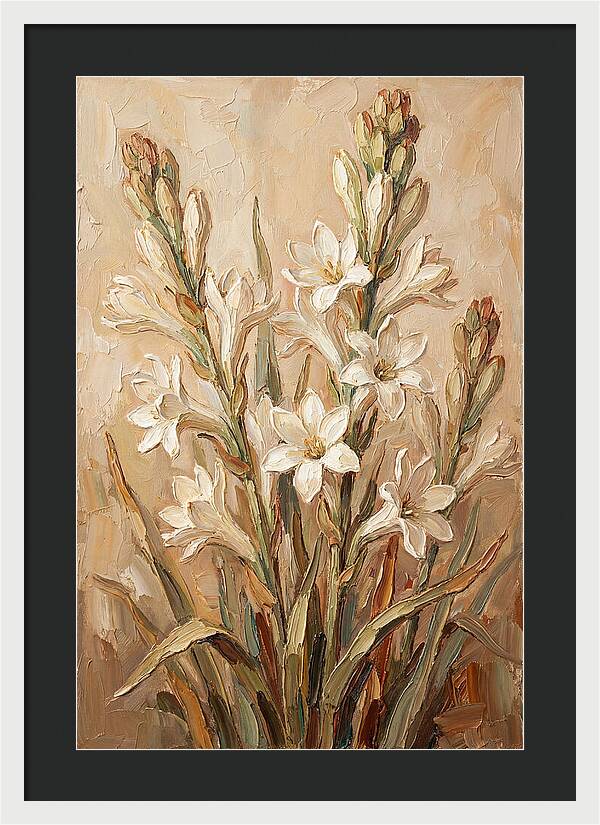 Tuberose Blossoms In Bloom