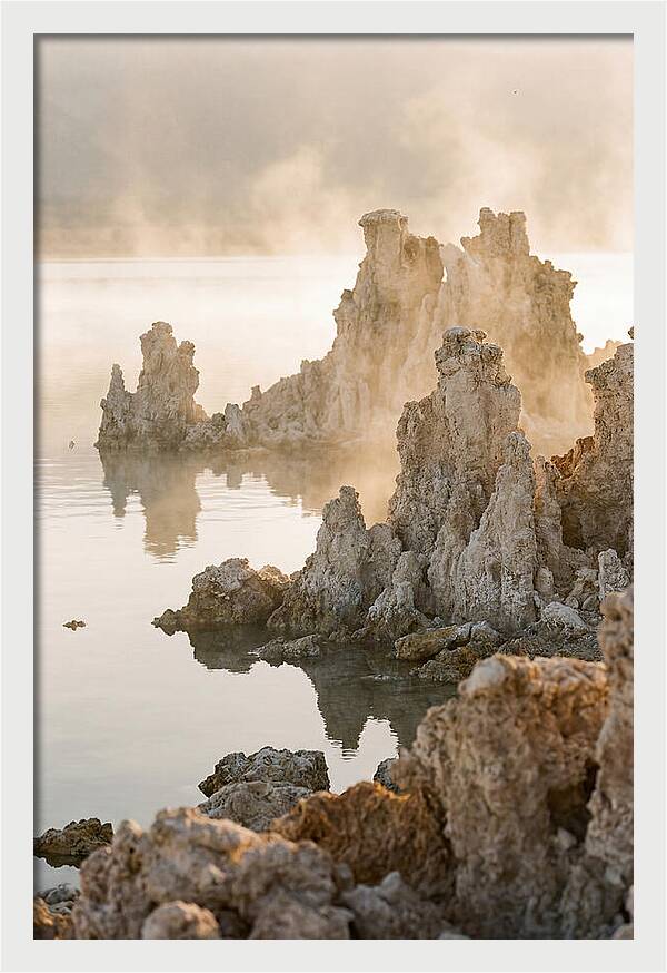 Tufa Towers Rising From Alkaline Waters