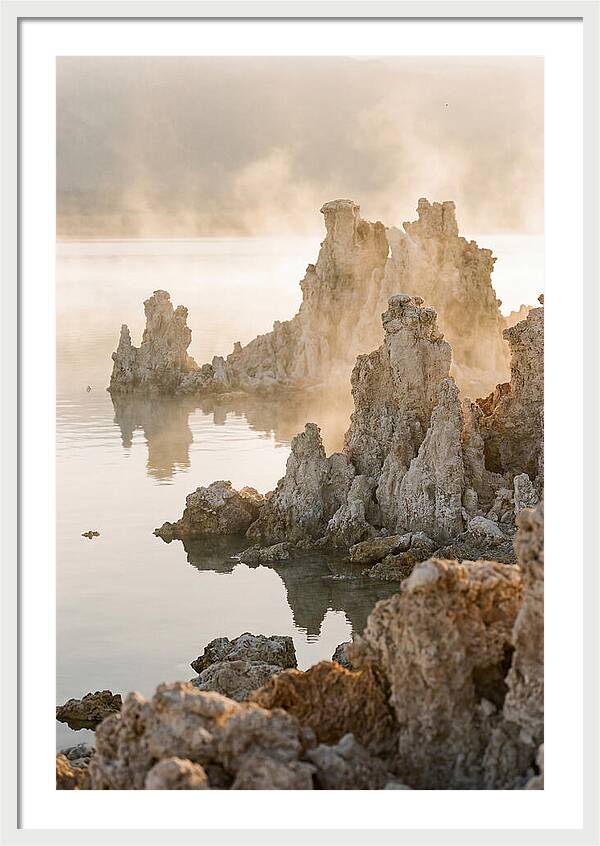 Tufa Towers Rising From Alkaline Waters