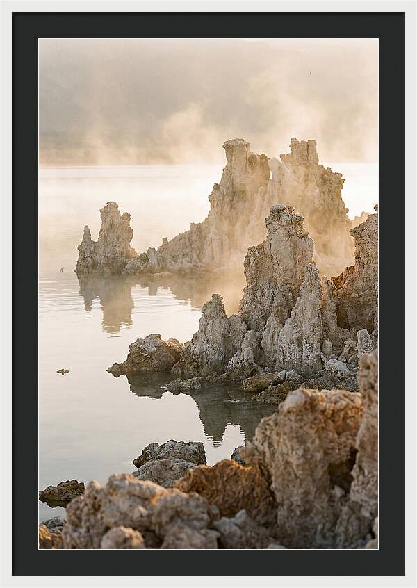Tufa Towers Rising From Alkaline Waters