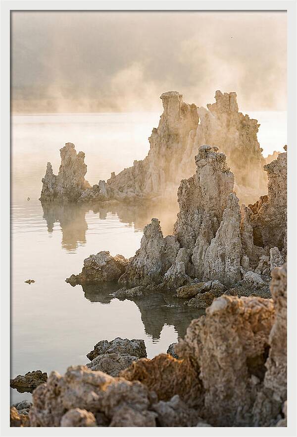 Tufa Towers Rising From Alkaline Waters