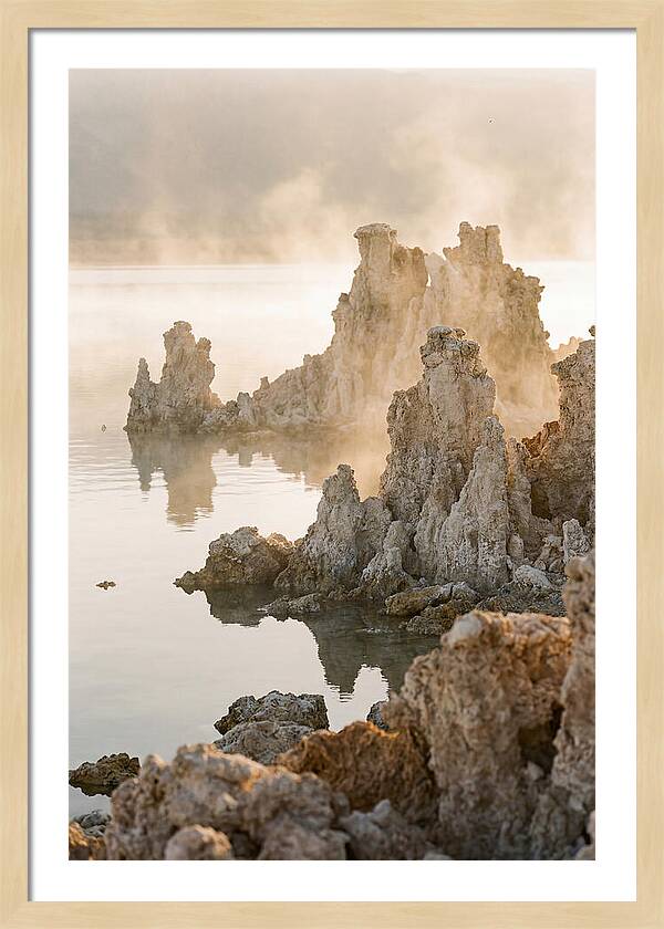 Tufa Towers Rising From Alkaline Waters