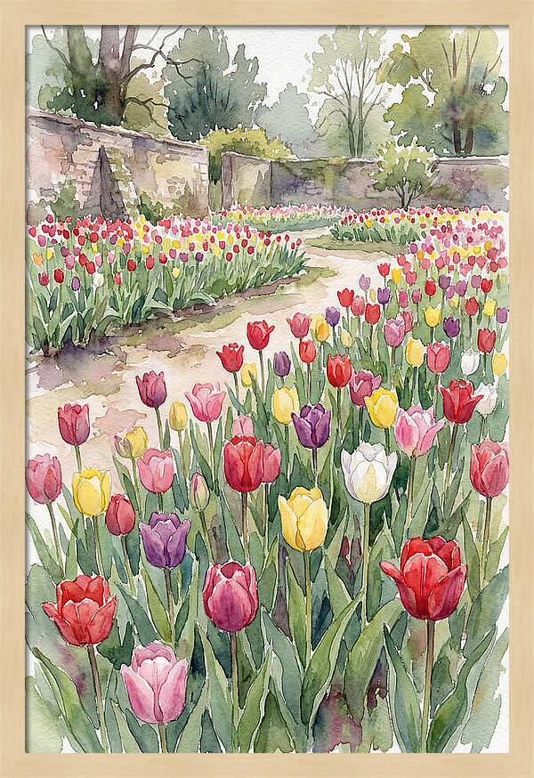 Tulip Bloom Tranquility