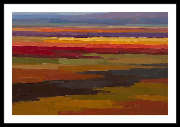 Tulip Field Stripes In Bright Colors