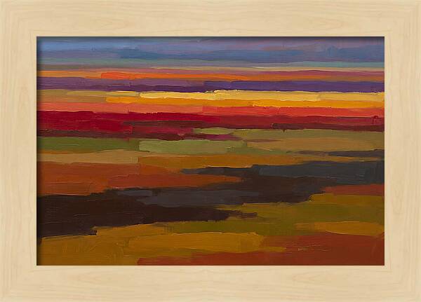 Tulip Field Stripes In Bright Colors